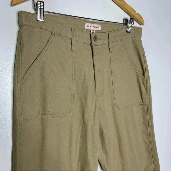 Lucky Brand Khaki 90's Loose High Rise Straight Jeans Size 8 / 29 - Picture 3 of 7